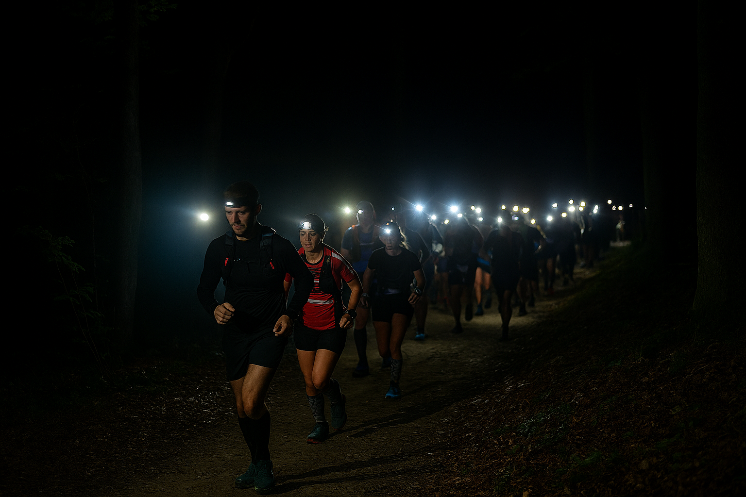 Trail Run by Night